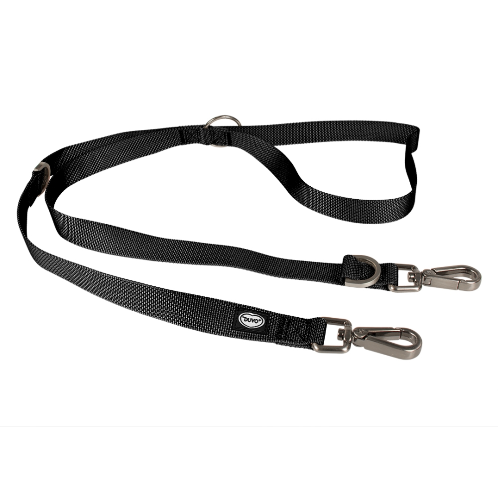 Bild 1 von Duvoplus Explor North Duo Leine 200cm/25mm - Schwarz