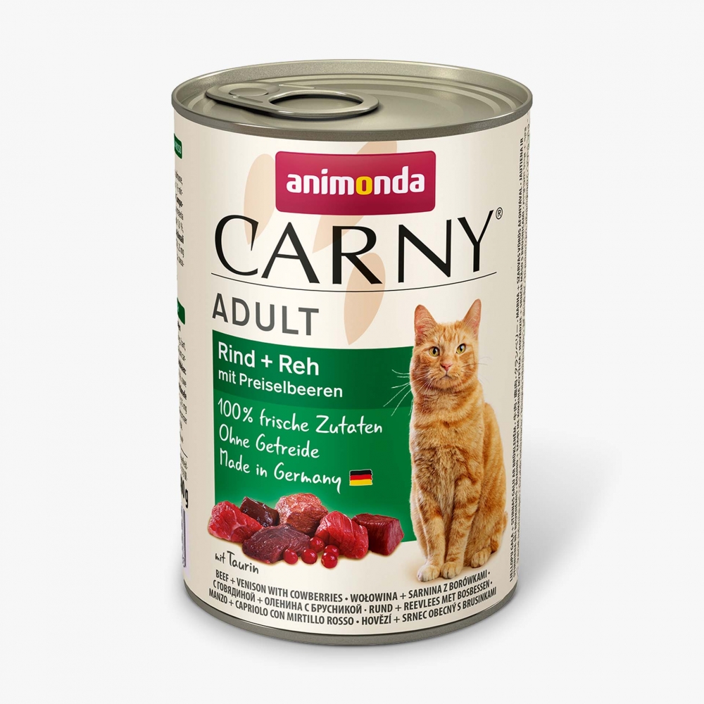Bild 1 von Animonda Cat Dose Carny Adult Rind & Reh & Preiselbeeren  / (Variante) 400 g