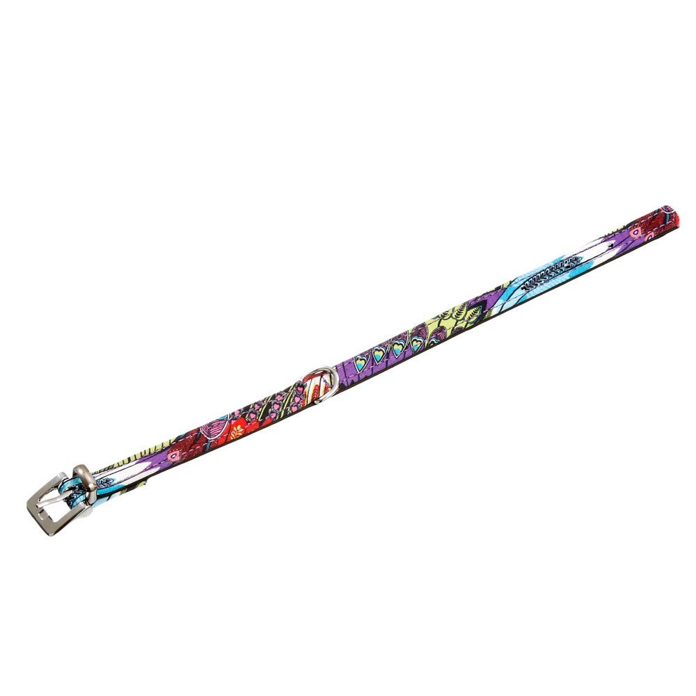 Bild 1 von Karlie Halsband Peacock - grün/schwarz  / (Variante) 24 cm / 10 mm