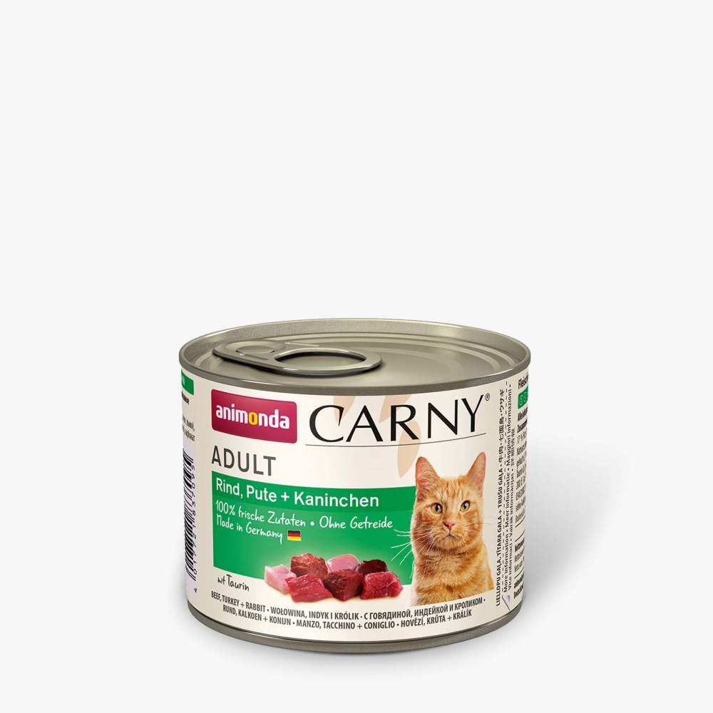 Bild 1 von Animonda Cat Dose Carny Adult Rind & Pute & Kaninchen  / (Variante) 200 g