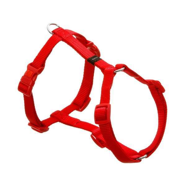 Bild 1 von Karlie Art Sportiv Silverplus Geschirr - Rot  / (Variante) 25 mm / 87-128 cm
