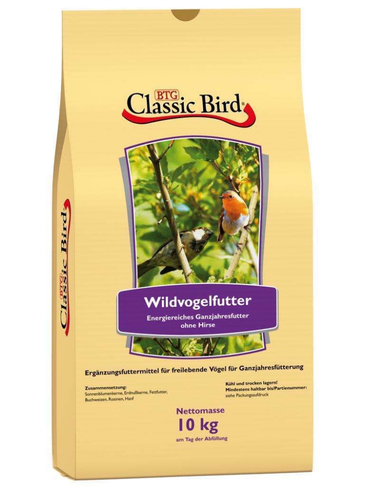 Bild 1 von Classic Bird Wildvogelfutter ohne Hirse  / (Variante) Classic Bird Wildvogelfutter ohne Hirse 10 Kg