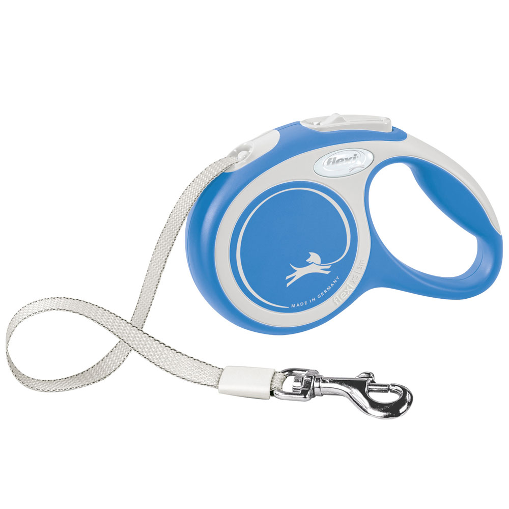 Bild 1 von FLEXI Rollleine New COMFORT Gurt - 3m, bis 12kg  / (Variante) blau
