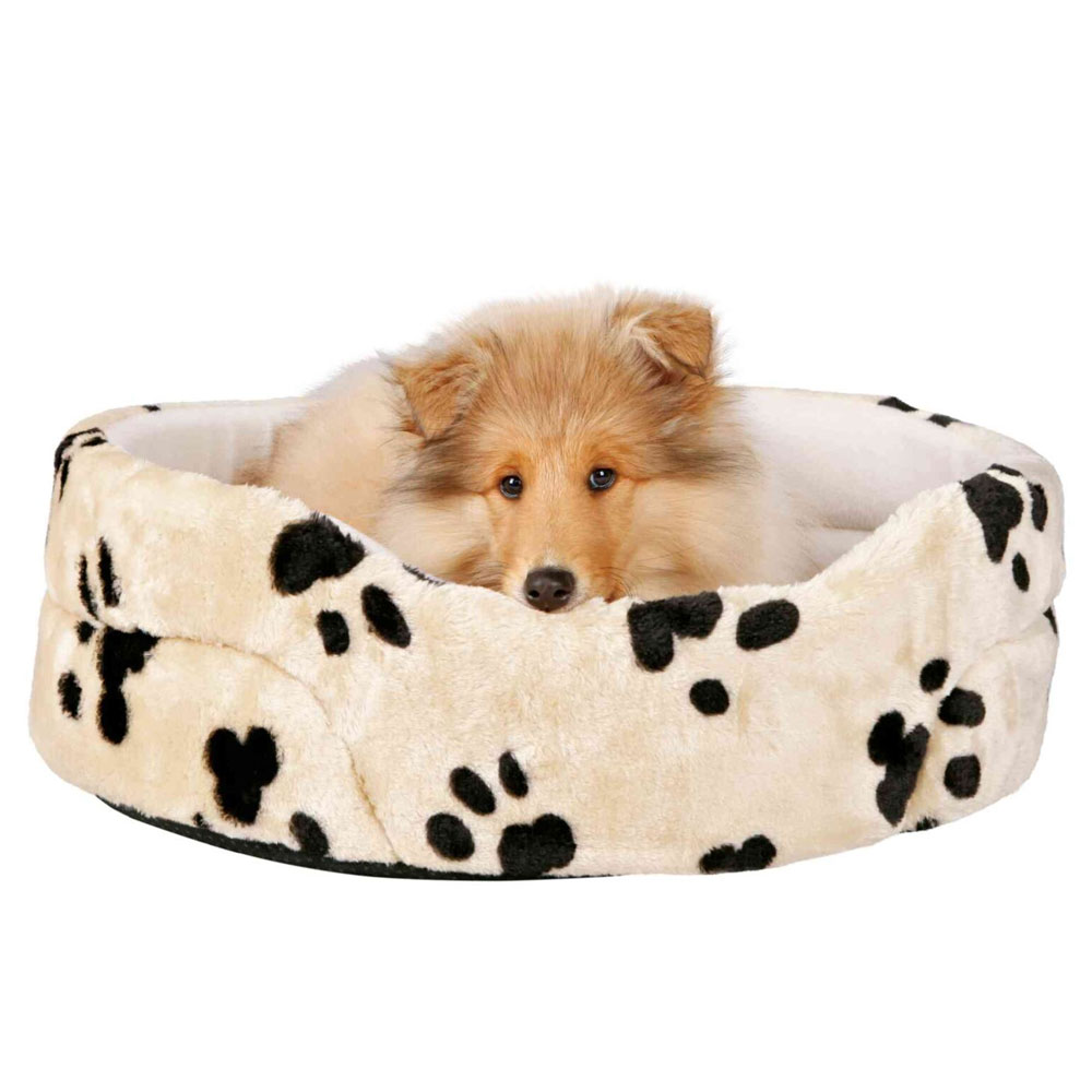 Bild 1 von Trixie Bett Joey - beige mit Pfoten  / (Variante) 65 × 55 cm