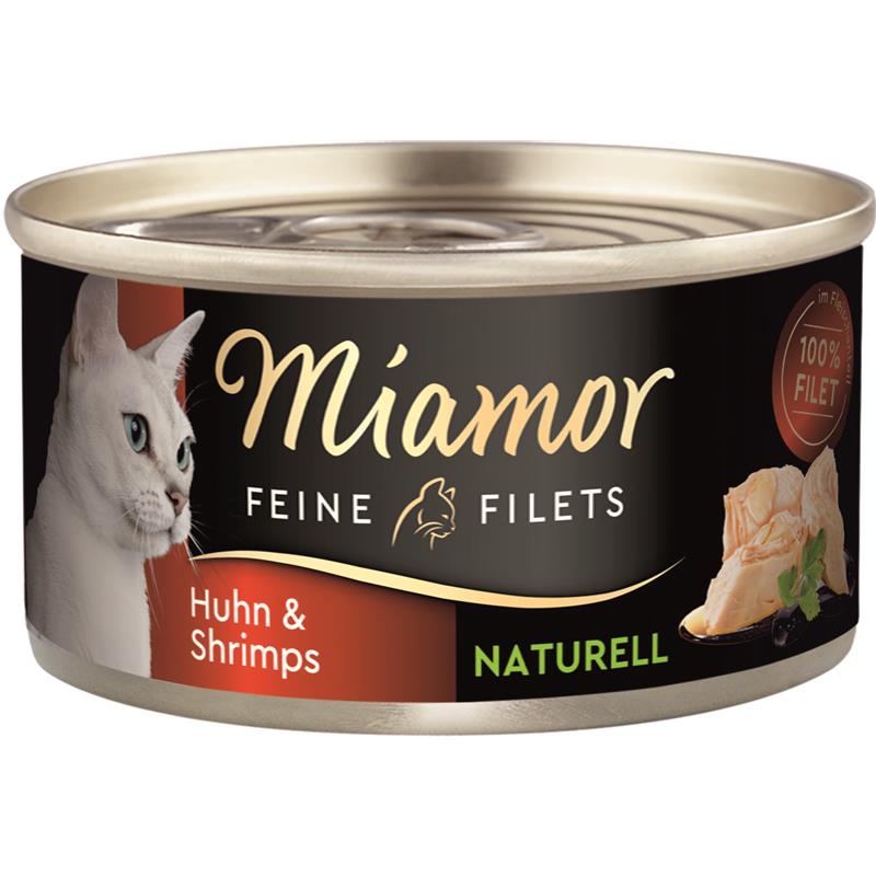 Bild 1 von Miamor Dose Feine Filets Naturelle Huhn & Shrimps 80 g