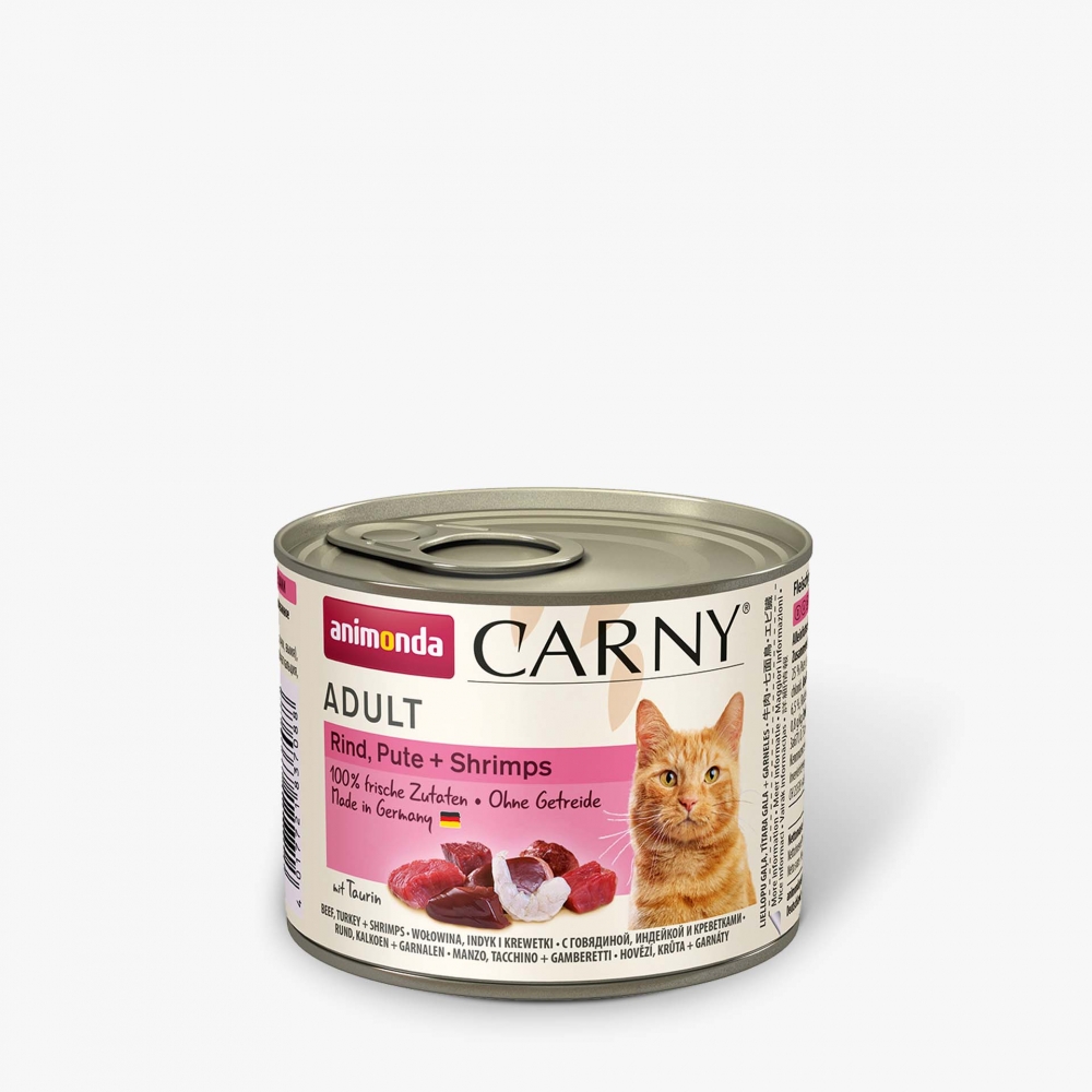 Bild 1 von Animonda Cat Dose Carny Adult Rind & Pute & Shrimps  / (Variante) 200 g