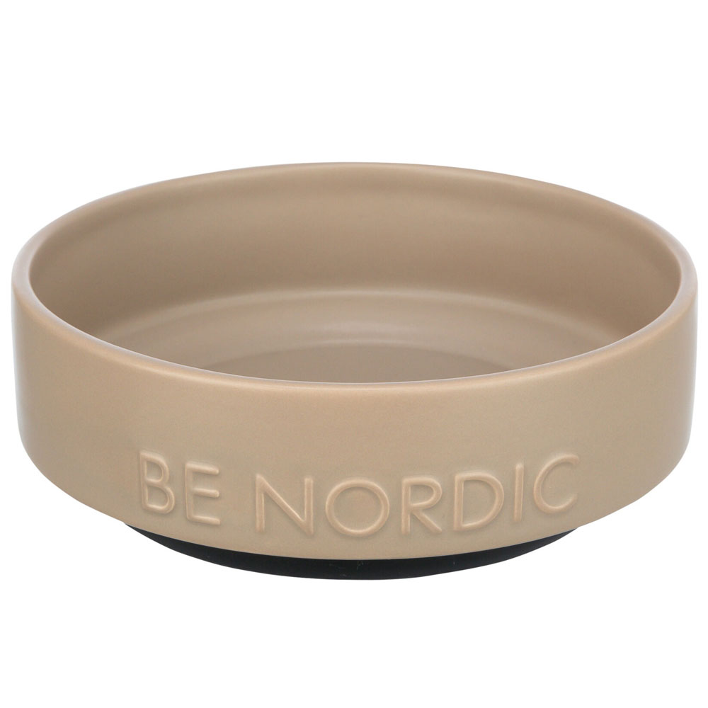 Bild 1 von Trixie BE NORDIC Keramiknapf für Hunde  / (Variante) taupe/0,5l