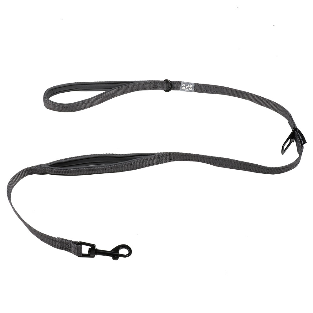 Bild 1 von Duvoplus EXPLOR Ultimate Fit On-The-Road-Leine Safety - Silver Reflective  / (Variante) 130cm 25mm