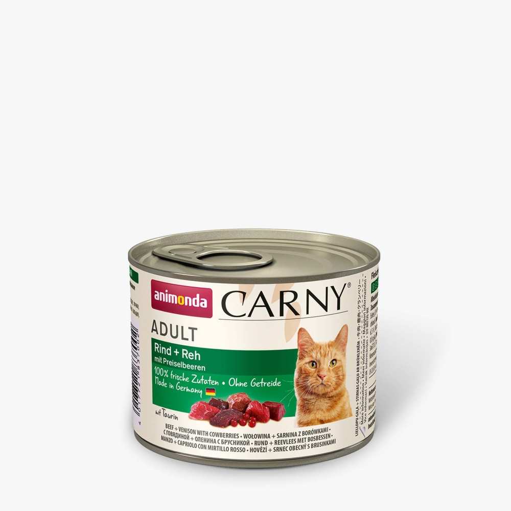 Bild 1 von Animonda Cat Dose Carny Adult Rind & Reh & Preiselbeeren  / (Variante) 200 g
