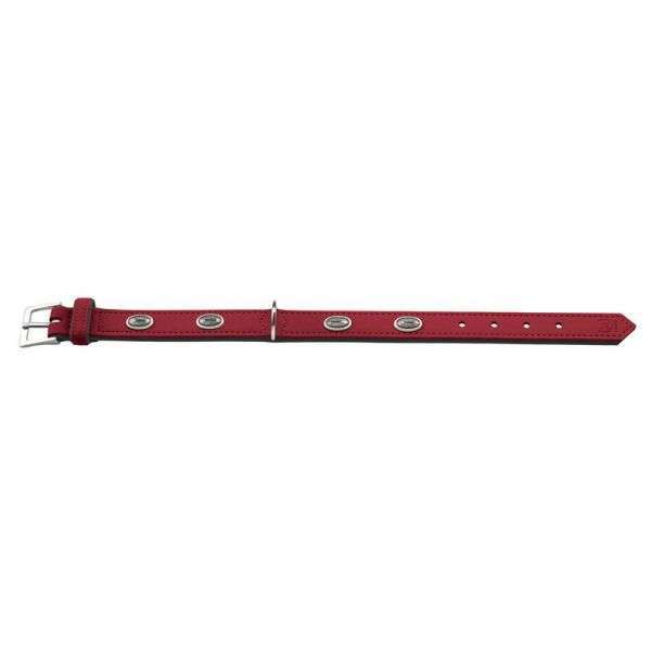 Bild 1 von Hunter Halsband Softie Stone 60 nickel, 46-53 cm  / (Variante) rot/Nappa schwarz