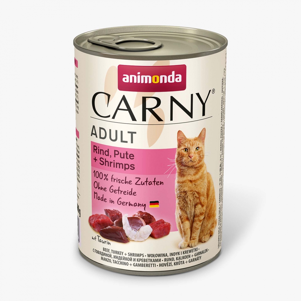 Bild 1 von Animonda Cat Dose Carny Adult Rind & Pute & Shrimps  / (Variante) 400 g