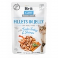 Brit Care Cat PB Fillets in Jelly - Truthahn & Shrimps 85g (85 g)