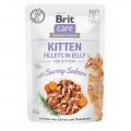 Brit Care Cat PB Fillets in Jelly - Lachs Kitten 85g (85 g)