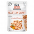 Brit Care Cat PB Fillets in Gravy - Huhn 85g (85 g)